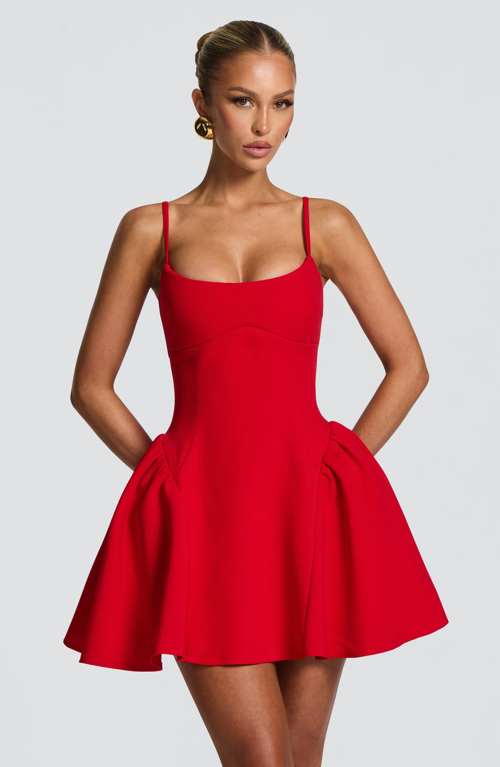Isabella Mini Dress Red