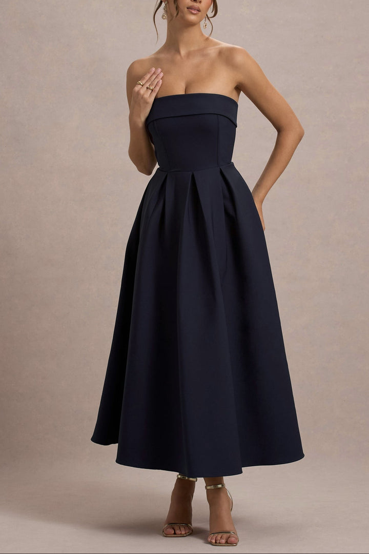 Eloise Midi Dress in Ivory