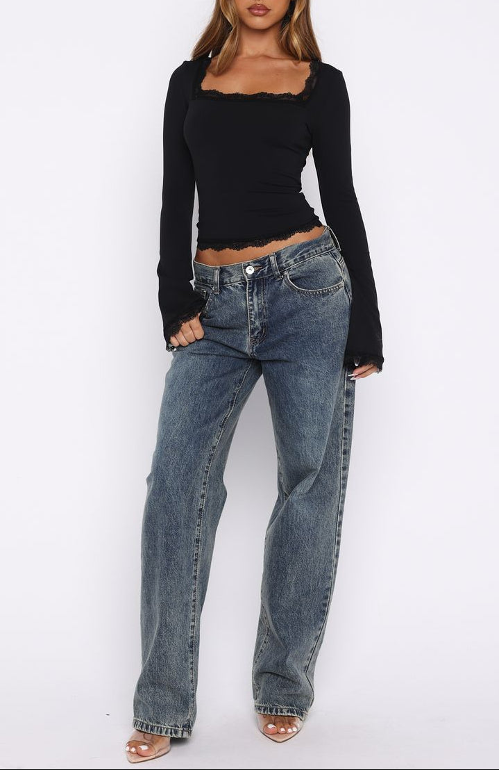 Lily Full Sleeve Top in White