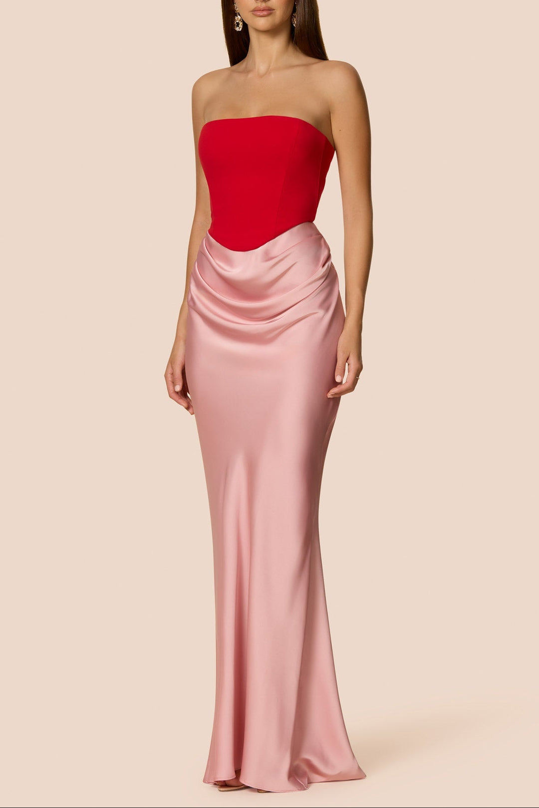 Mary Angela Maxi Gown in NavyBlue