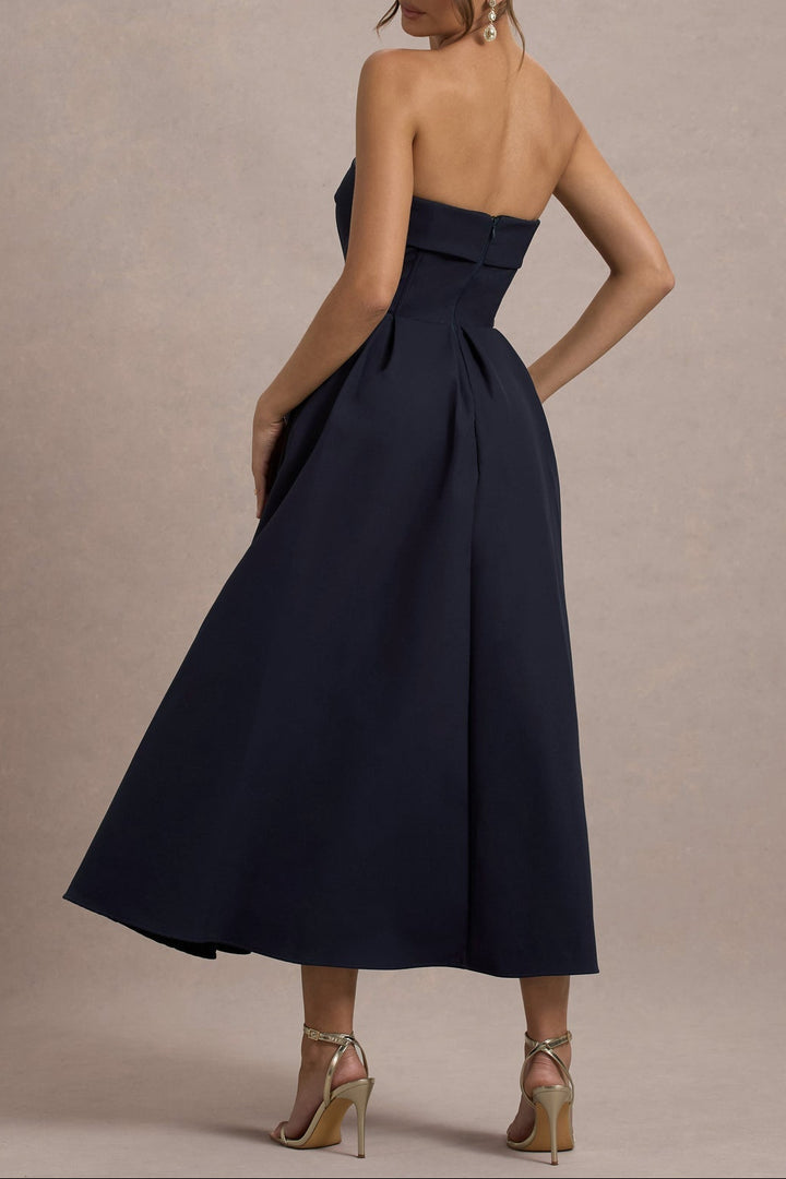 Eloise Midi Dress in Ivory