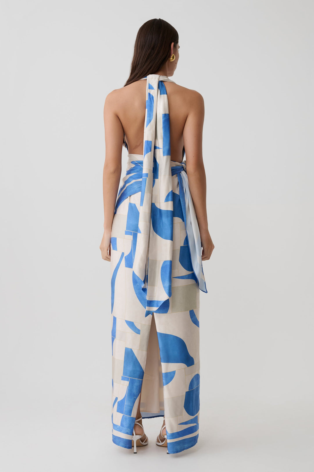 Mariselle Halter Maxi Dress