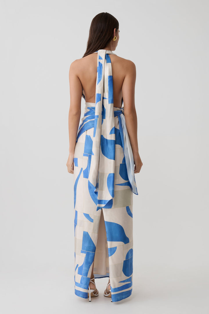Mariselle Halter Maxi Dress