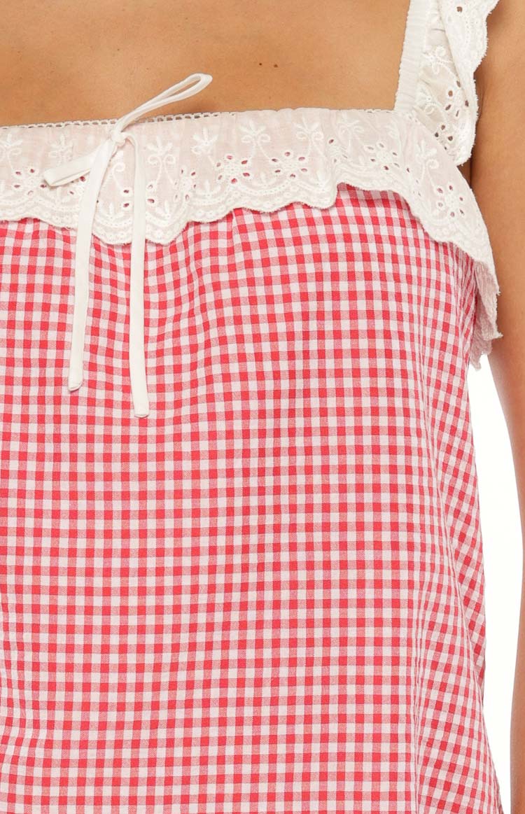 Maisie Gingham Mini Dress