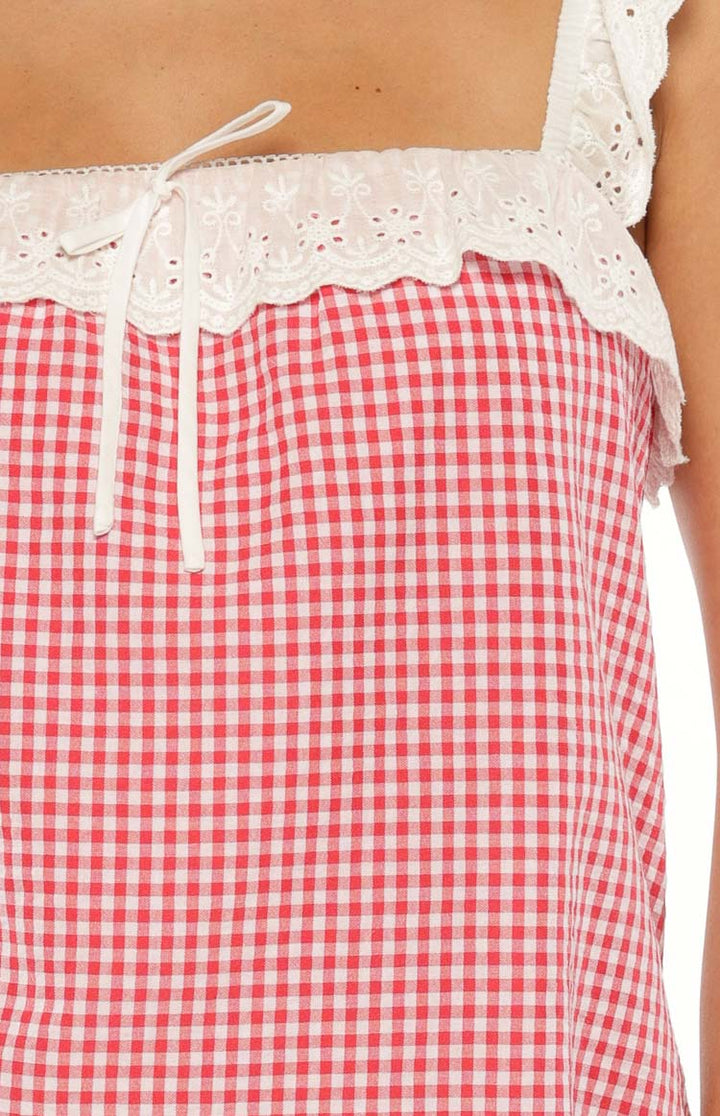 Maisie Gingham Mini Dress
