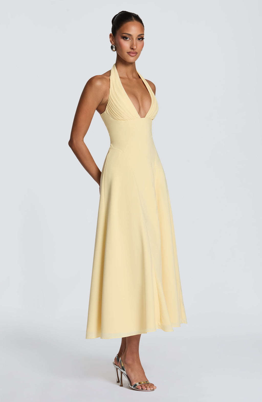 Livia Halter Midi Dress