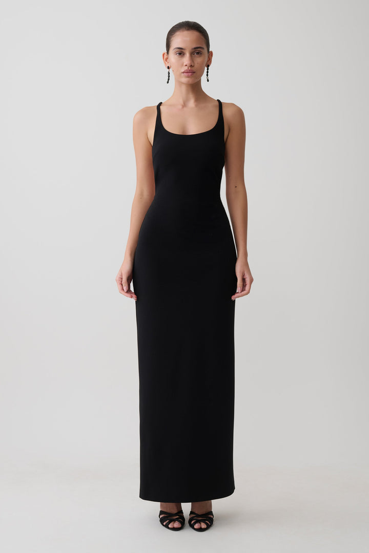 Veylisse Open-Back Column Dress