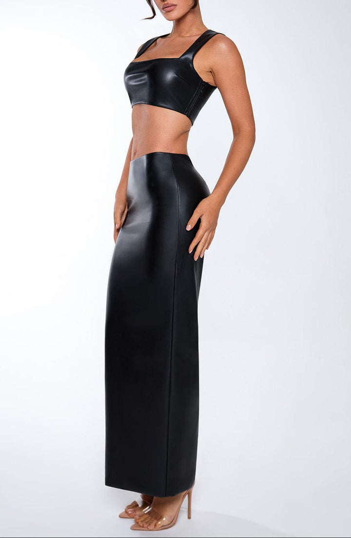 Alexa Leather Co-ord Set