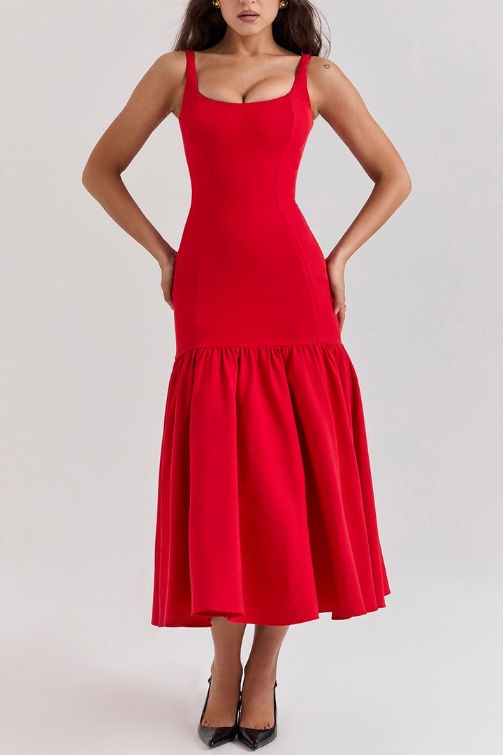 Alice Drop Waist Midi Dress