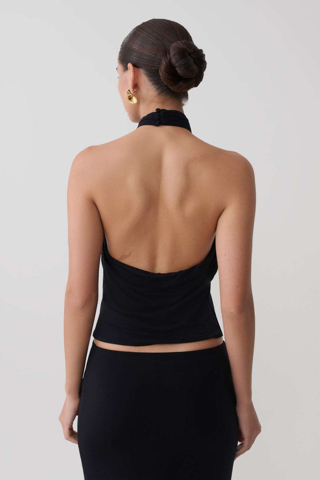 Sylvie Twist Halter Top