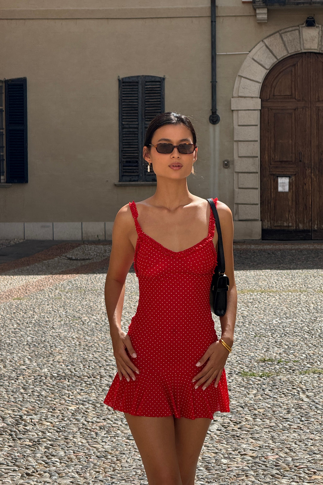 Polka Dot Vintage Mini Dress