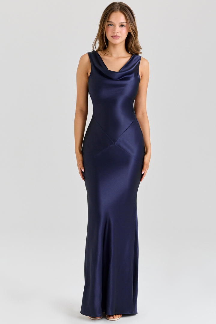 Silvia Satin Gown