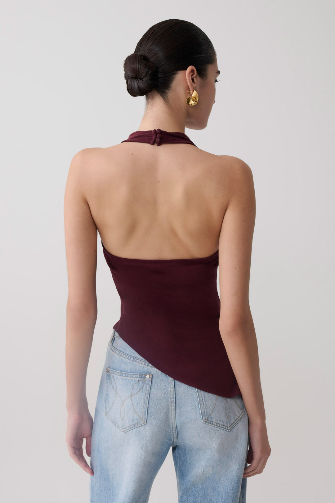 Elowyn Sculpted Halter Top