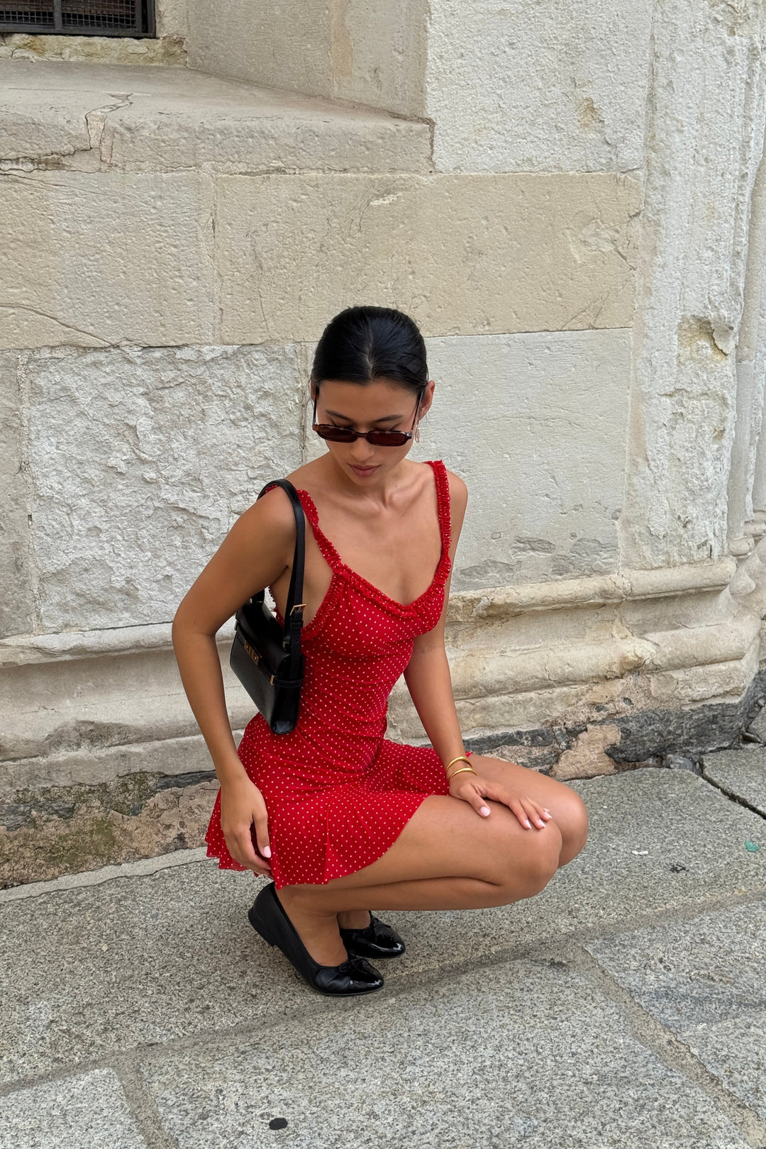 Polka Dot Vintage Mini Dress