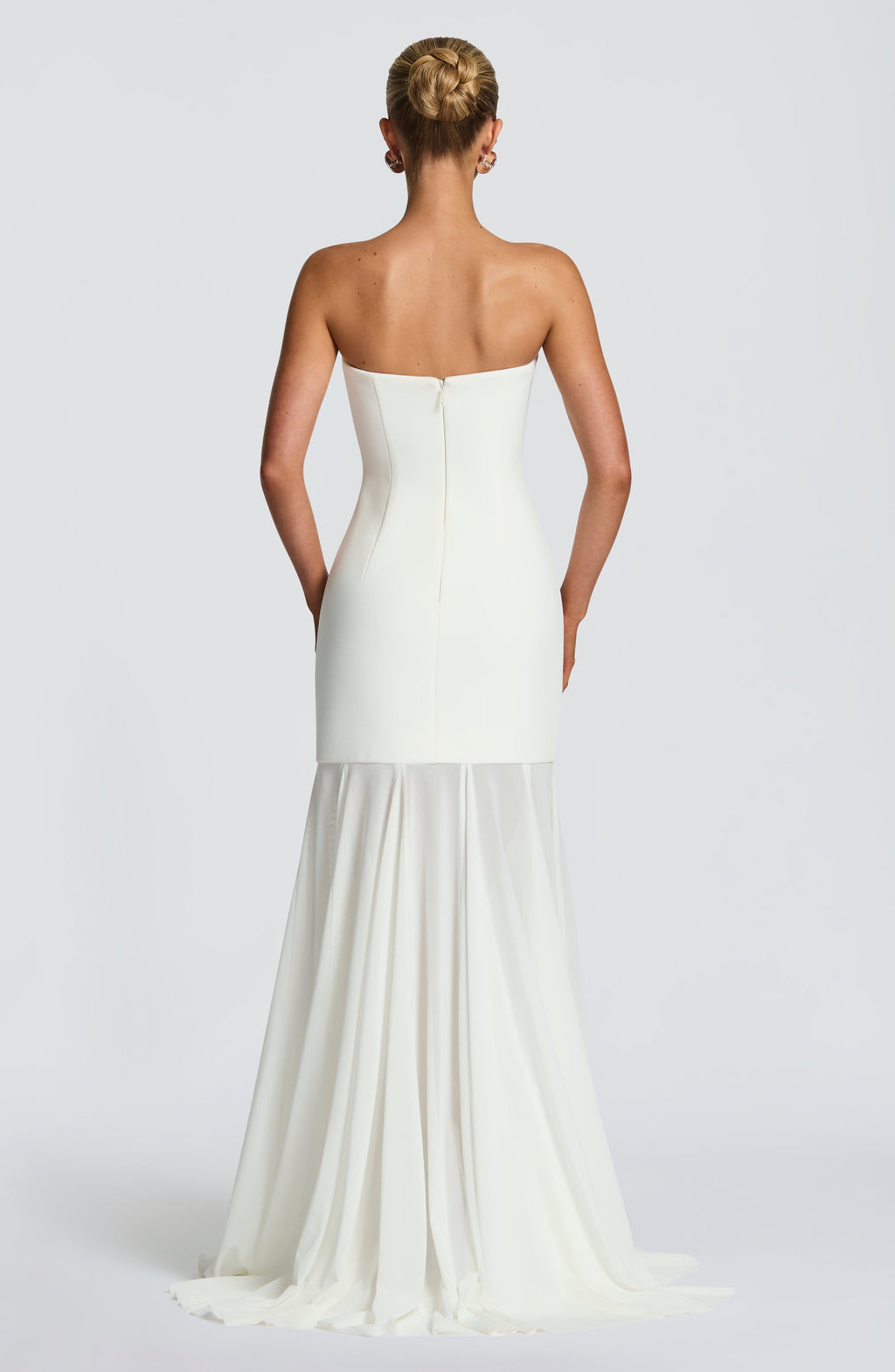 Dear Karma White Maxi Mesh Dress