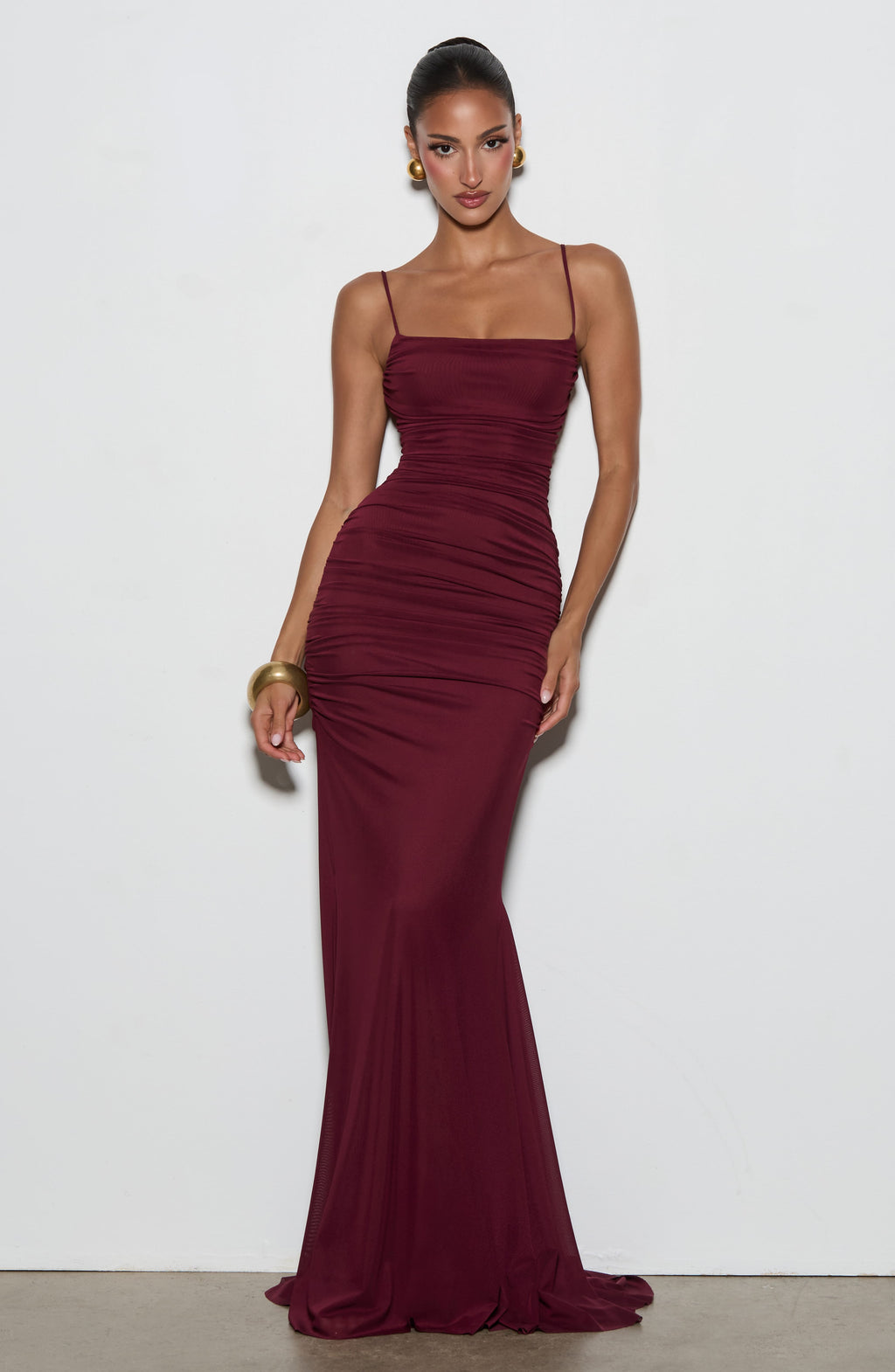 Rosalie Gown in Cherry Lacquer