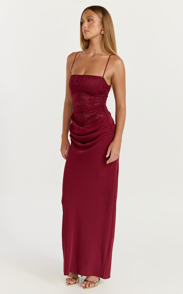 The Sienna Lace Maxi Dress
