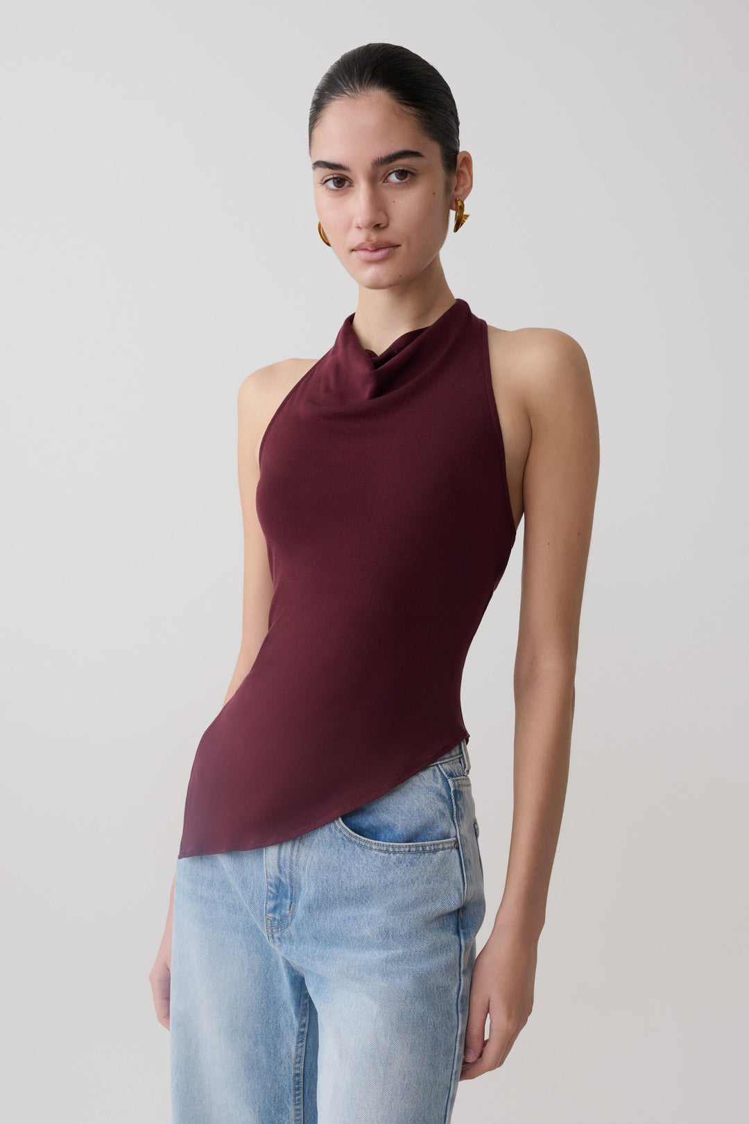 Elowyn Sculpted Halter Top
