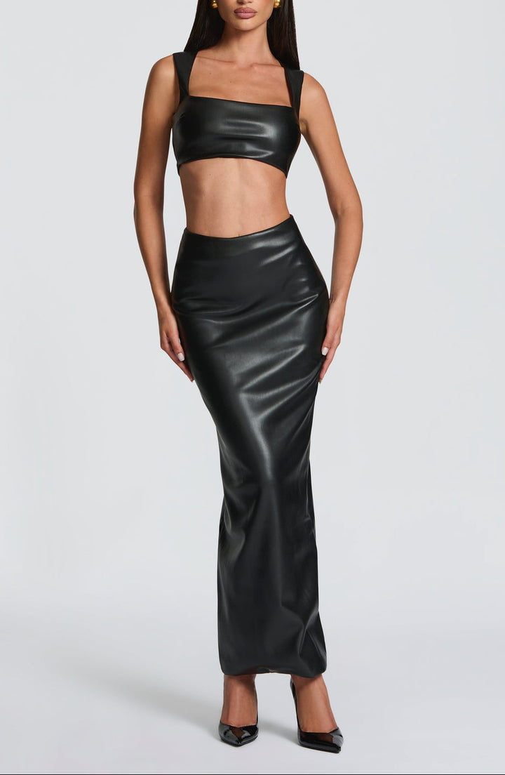Alexa Leather Co-ord Set