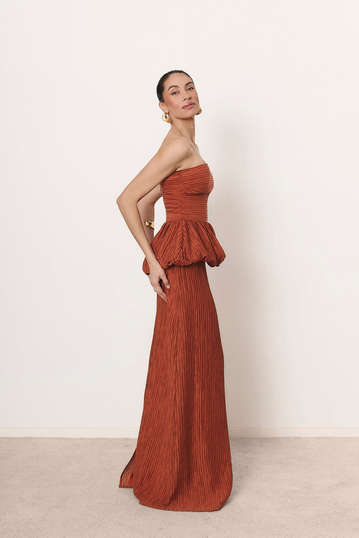 Emily Peplum Maxi co ord Set