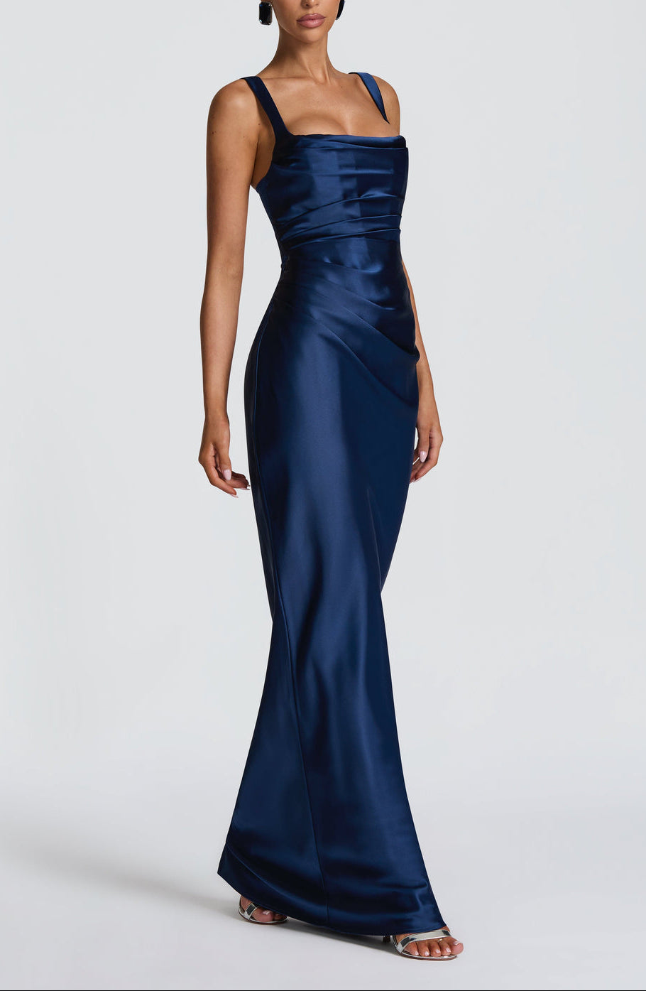 Seraphine Satin Gown Maxi Dress