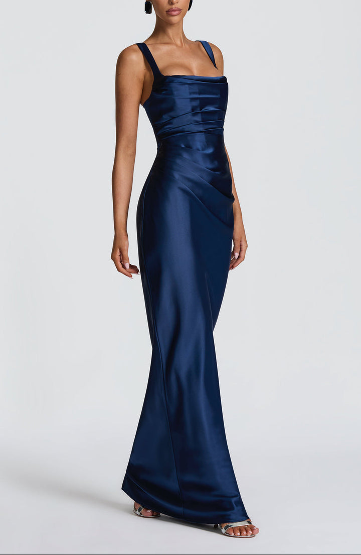 Seraphine Satin Gown Maxi Dress