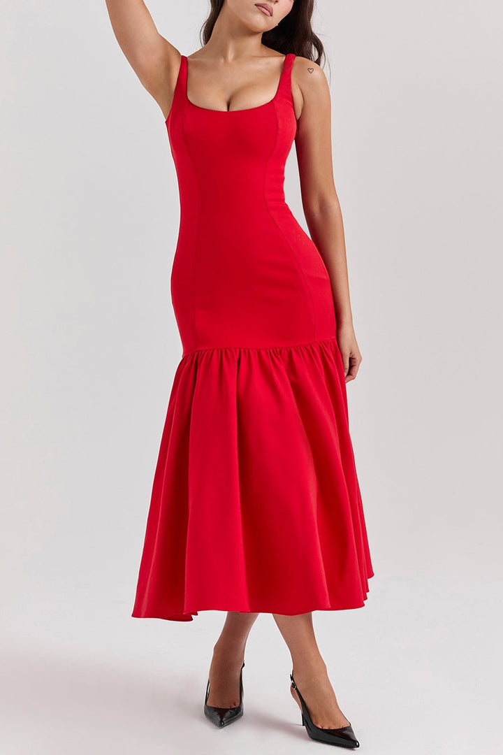 Alice Drop Waist Midi Dress