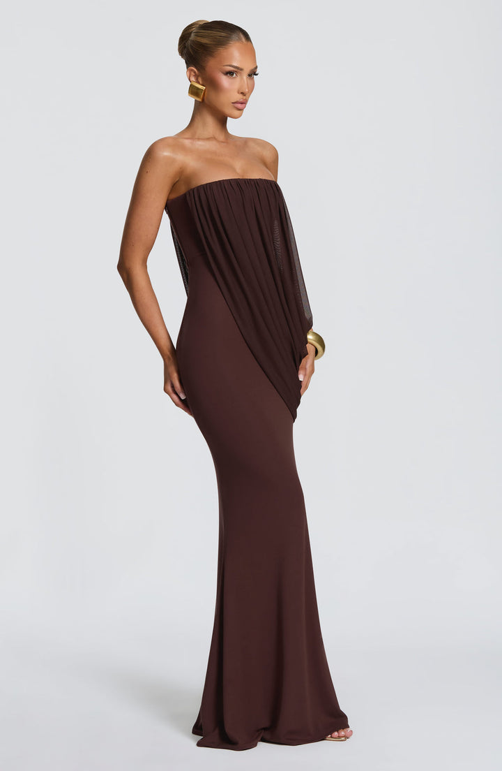 Liora Cascade Maxi Dress