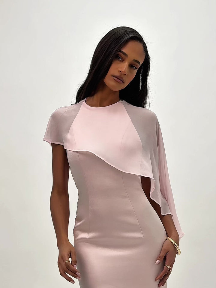 Angelic Scarf Mini Dress