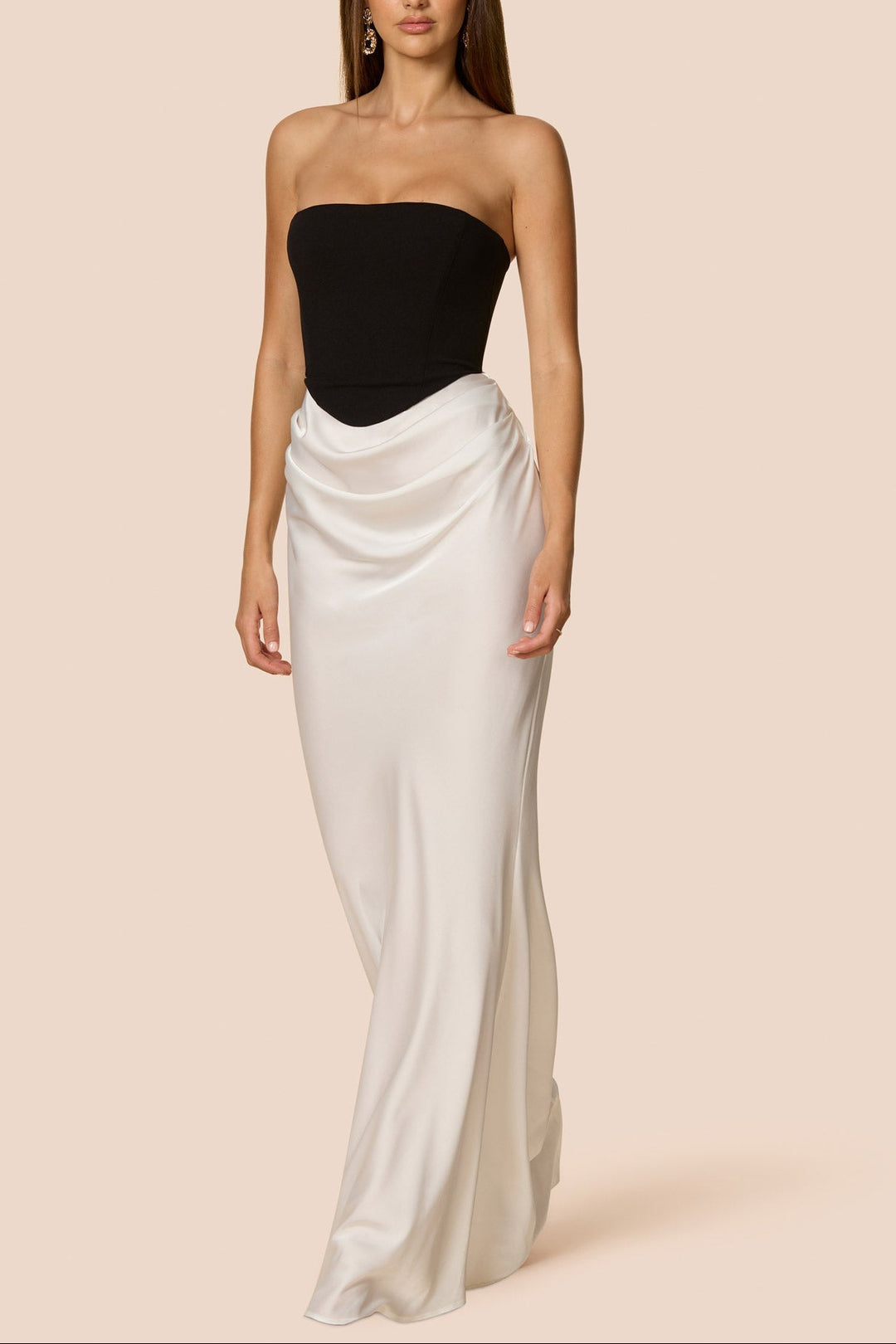 Mary Angela Maxi Gown in NavyBlue