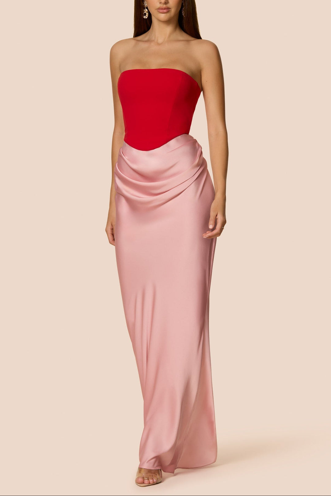 Mary Angela Maxi Gown in NavyBlue