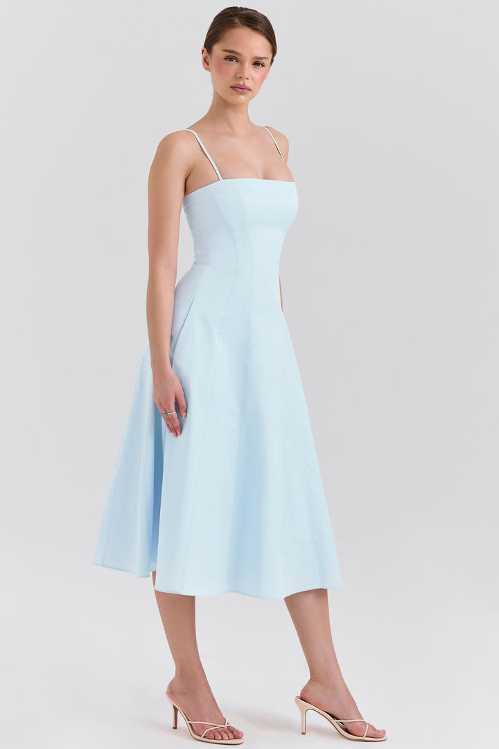 Eira Strappy Fit & Flare Midi Dress