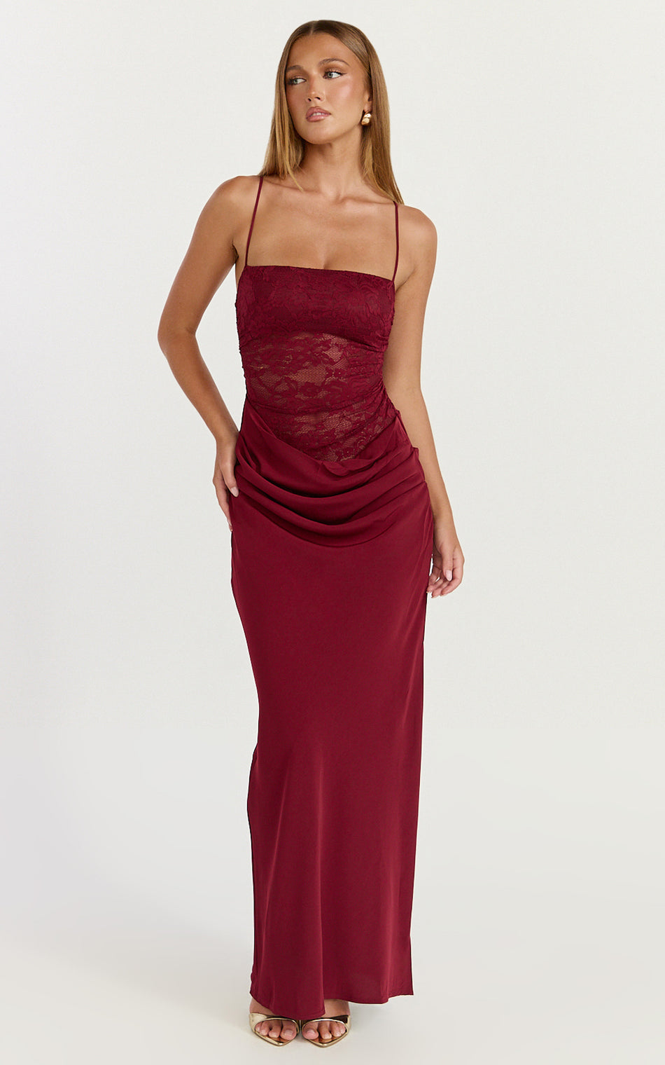 The Sienna Lace Maxi Dress