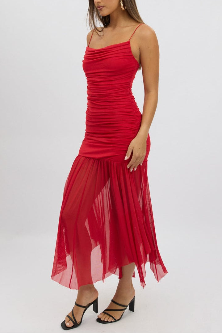 Seraphina Mesh Maxi Dress