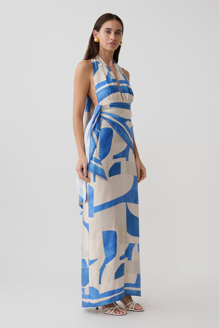 Mariselle Halter Maxi Dress