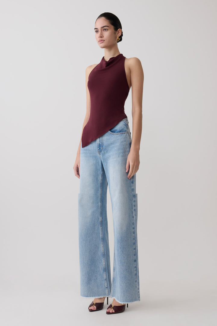 Elowyn Sculpted Halter Top