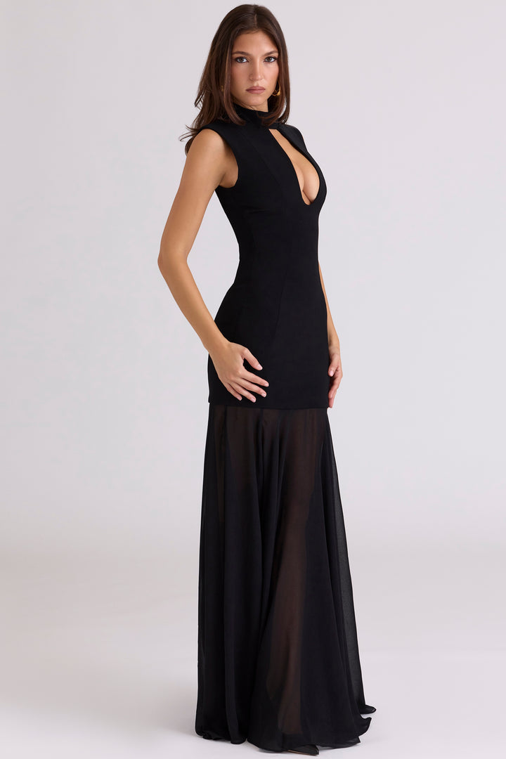No Promises Keyhole Maxi Dress