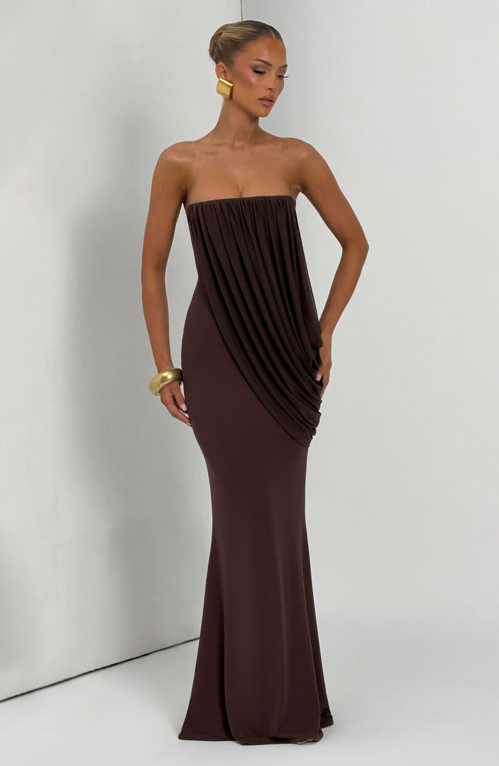 Liora Cascade Maxi Dress