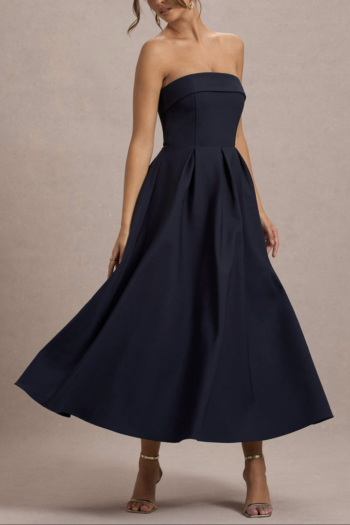 Eloise Midi Dress in Ivory