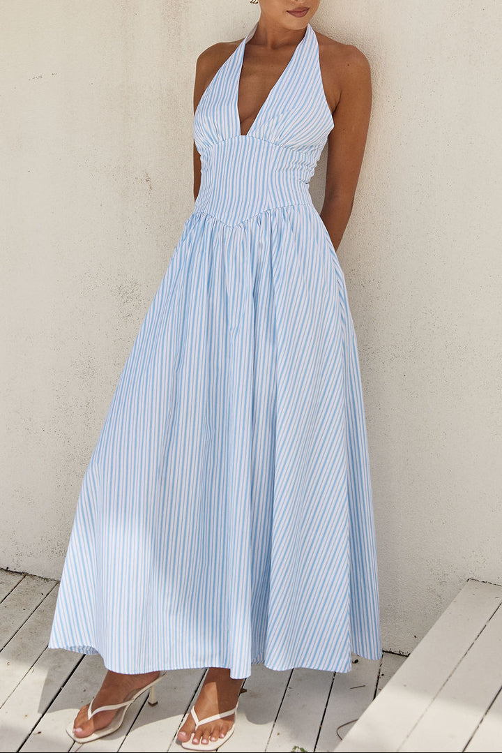 Asla Halter Maxi Dress