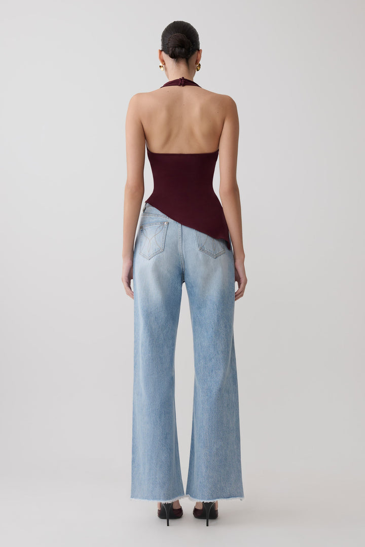 Elowyn Sculpted Halter Top