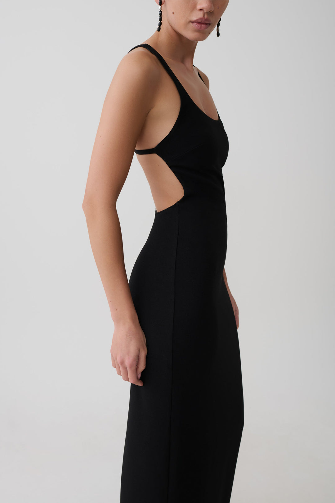 Veylisse Open-Back Column Dress