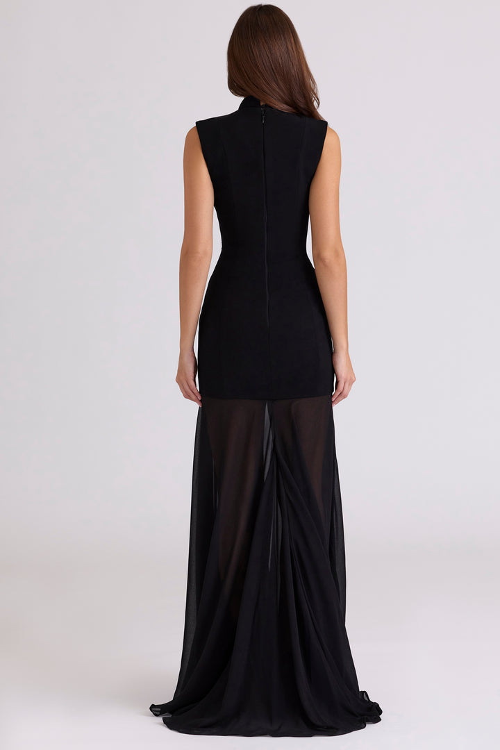 No Promises Keyhole Maxi Dress