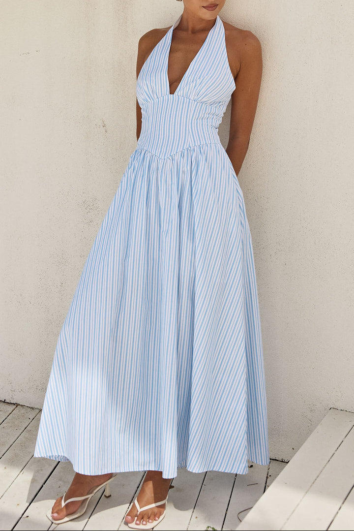 Asla Halter Maxi Dress