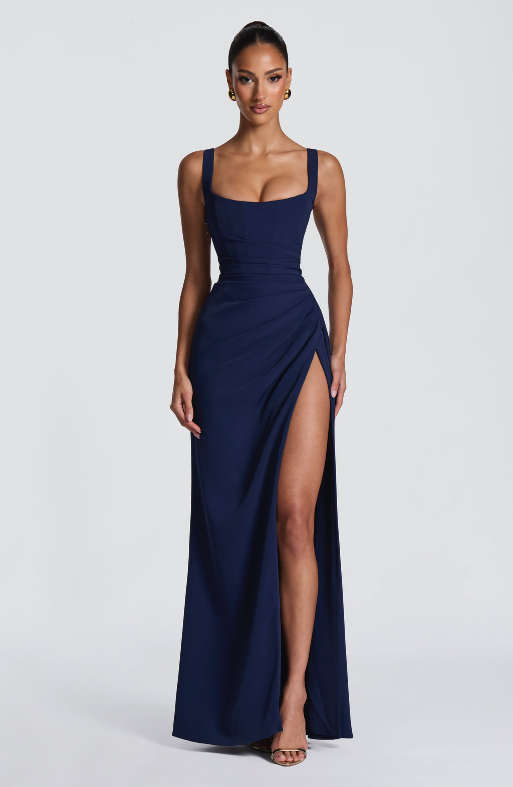 Sienna Midnight Slit Maxi Dress