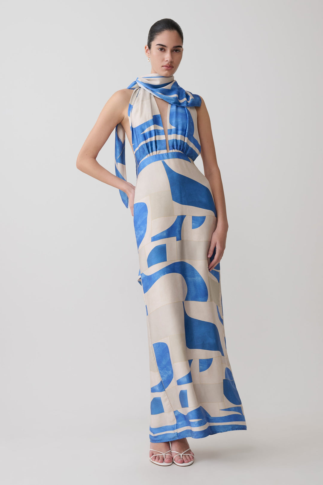 Mariselle Halter Maxi Dress