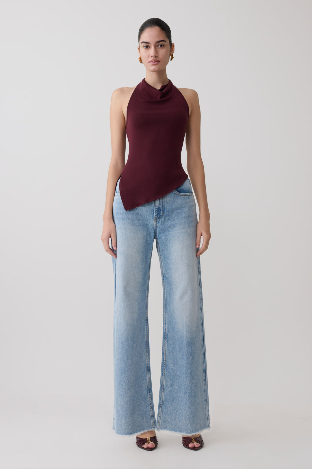 Elowyn Sculpted Halter Top