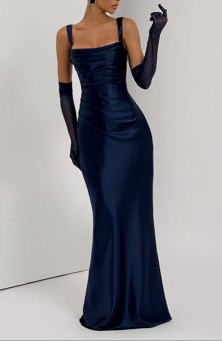 Seraphine Satin Gown Maxi Dress