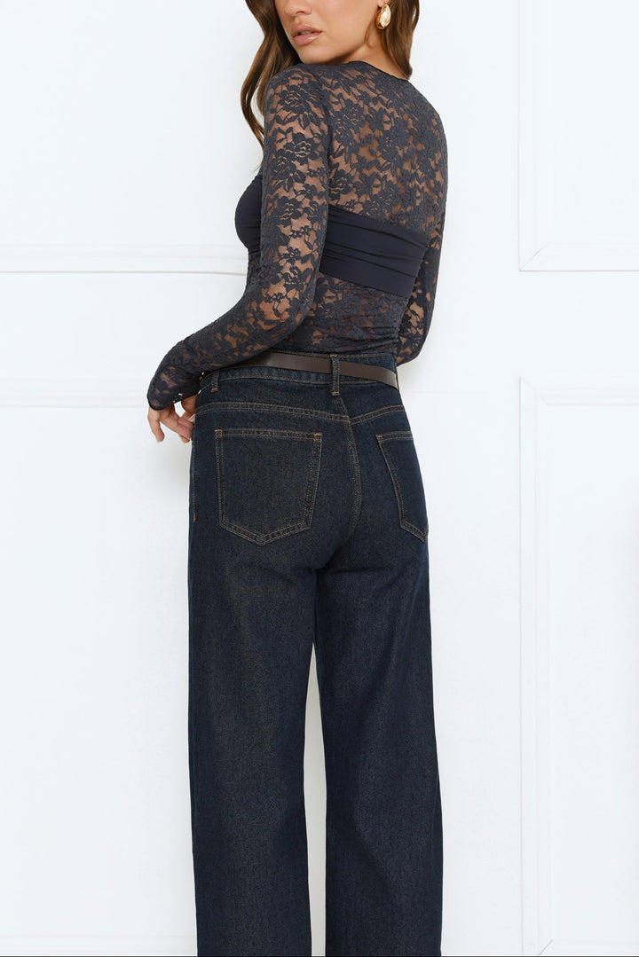 Lara Lace Illusion Top