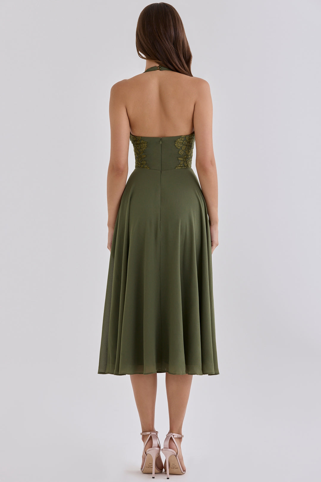 Violetta Lace Midi Dress